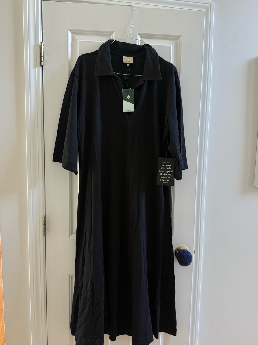 Tuckernuck Women’s Black Collared Maxi Dress